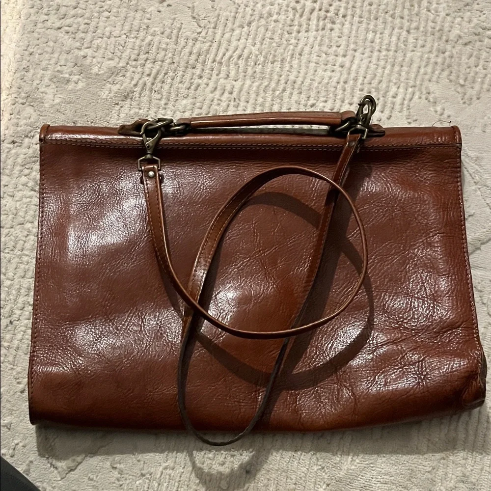 Vintage Brown Leather Bag